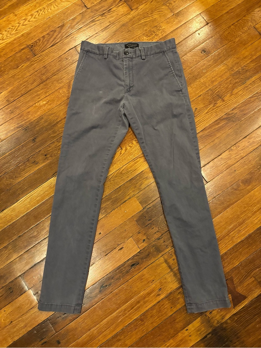 Banana Republic Men's Slim Chino Pants - Gray